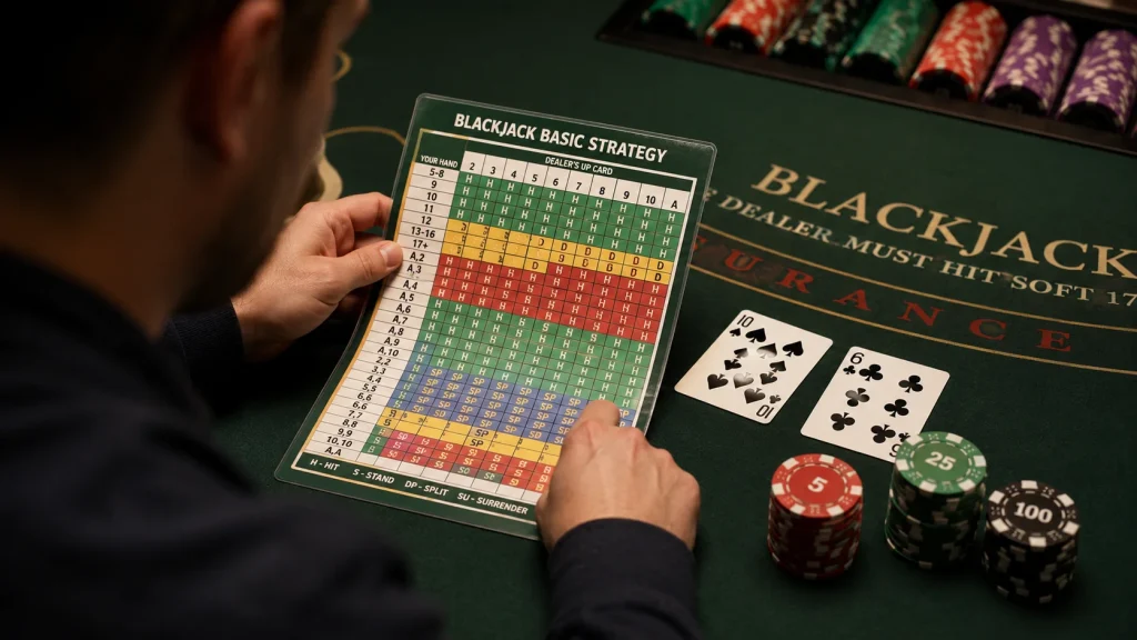 Estrategia básica de blackjack para principiantes